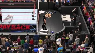 WWE 2K15 Roman Reigns VS Big Show NO HOLDS BARRED MATCH!