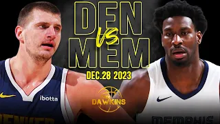 Denver Nuggets vs Memphis Grizzlies Full Game Highlights | December 28, 2023 | FreeDawkins