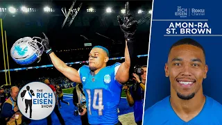 How Amon-Ra St. Brown’s Blue Hair Has Connected Him with Lions Fans| The Rich Eisen Show