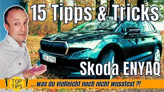 15 clever tips & tricks for your Skoda ENYAQ iV - operating the infotainment tailgate Kessy ME3.1