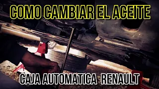 cambio aceite caja de cambios automatica renaul  megane 2