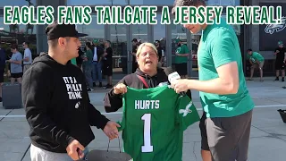 Eagles Fans Tailgated A Jersey Reveal!