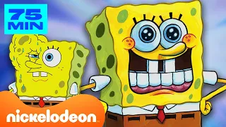 Bob Esponja | 1 Hora de Momentos ENGRAÇADOS do Bob Esponja - NOVOS Episódios! 😂 | Nickelodeon