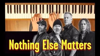 Nothing Else Matters (Metallica) [Intermediate Piano Tutorial]