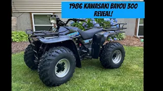 1986 Kawasaki Bayou 300 Project Reveal!