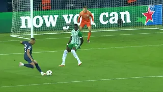 Kylian Mbappé scored goals in his favorite position