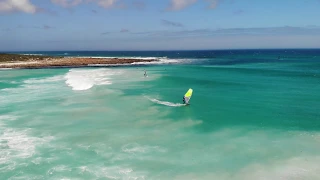 Drone footage - Scarborough, South Africa - windsurfing