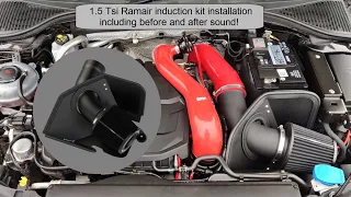 1.5 Tsi Ramair Induction Kit Installation and Before/After Sound