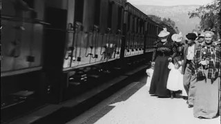 L'Arrivée d'un train en gare de La Ciotat, 1897 par Auguste Lumière et Louis Lumière