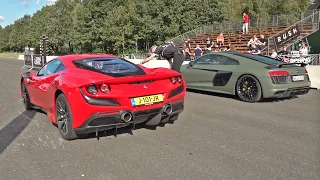 Audi R8 V10 Plus vs Ferrari F8 Tributo