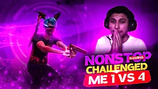 WTF‼️@NonstopGaming_ Challenged me to do 1vs4😱