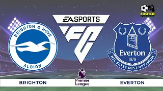 Brighton vs Everton || EPL - Full Match - [4K@60FPS PC Gameplay] - EA FC24