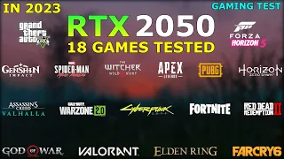 RTX 2050 Laptop Gaming Test - 18 Games Tested - good for Gaming?