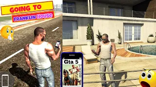 Going to Franklin House 🏠 Indian Bike Driving 3D Gta 5 Mode New Update 🤯 GTA MODE