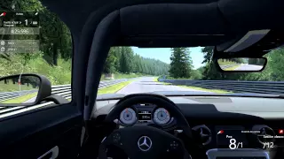 Lap in Nurburgring-Nordschleife with Mercedes SLS onboard/Assetto Corsa