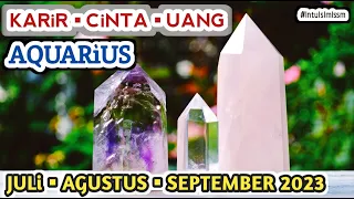 ZODIAK AQUARIUS 💰💵 KARIR CINTA UANG BULAN JULI AGUSTUS SEPTEMBER 2023🪄 #generalreading