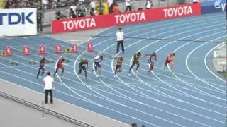 Usain Bolt strolls through in the second Men's 100m semi-final