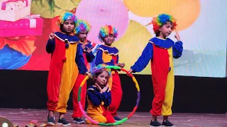 clown dance at veals international school