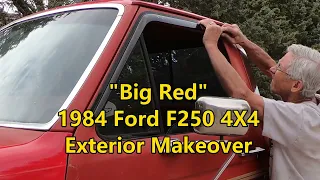 "Big Red" 1984 Ford F250 4X4 Gets Exterior Makeover