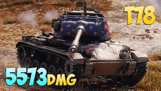 T78 - 4 Frags 5.5K Damage - Heading head! - World Of Tanks