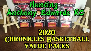 Anthony Edwards RC Hunting!! 2020 Chronicles Basketball Value Packs