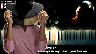 Sia - I Forgive You - piano karaoke instrumental cover