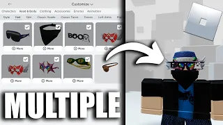 How to Wear MULTIPLE Face Accessories on Roblox (Mobile & PC)