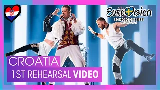 🇭🇷 1st Rehearsal - Baby Lasagna - Rim Tim Tagi Dim @ Croatia Eurovision 2024