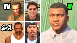 Protagonist & his Voice Actor in GTA Games (Evolution)