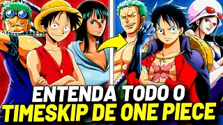 ENTENDA COMO FOI O TIMESKIP DOS CHAPÉUS DE PALHA - O QUE CADA UM FEZ DURANTE OS 2 ANOS | ONE PIECE