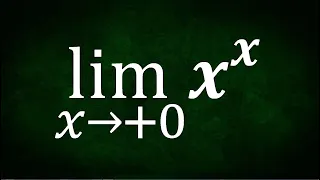 Найдите предел: lim(x^x) ★ Демидович #1342 ★ Предел функции