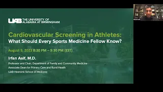 Cardiovascular Screening in Athletes | National Fellow Online Lecture Series