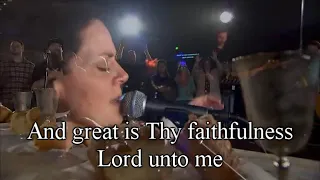 Great is thy faithfulness (with lyrics) by Christy Nockels