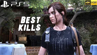 The Last of Us 2 PS5 NO RETURN - Best Kills ( Grounded ) | 4k 60FPS