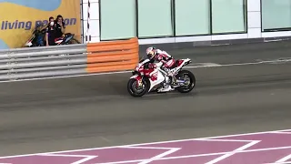 MotoGP Taka Nakagami Practice Start Qatar Test