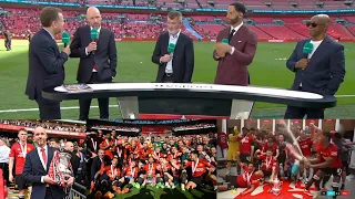 Roy Keane Ian Wright And Wayne Rooney Crazy Reacts To Man United Win FA Cup🏆 Erik ten Hag Interview