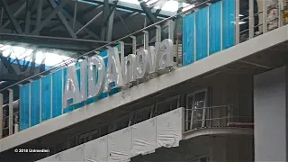 AIDAnova | construction views a few days before spectacular historic float out | 4K-Quality-Video