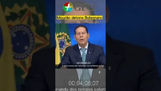 Mourão detona Bolsonaro no pronunciamento de final de Ano