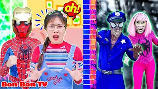 Siêu Nhân Nhện Chạy Ngay Đi, Bố Mẹ Đã Trở Thành Zombie Rồi | Bon Bon TV