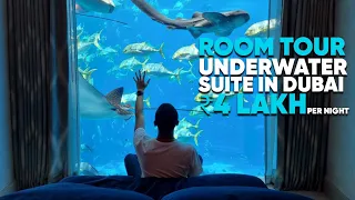 Room Tour - The Underwater Suite In Dubai - ₹4 Lakhs Per Night | I Love My Dubai S2E20 | Curly Tales