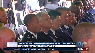 Detective Sean Suiter remembered at Fallen Heroes Day