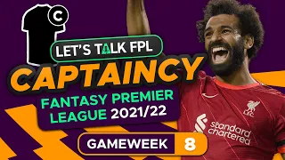 BEST FPL CAPTAIN GAMEWEEK 8 | Fantasy Premier League Tips 2021/22