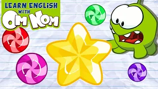 Om Nom Loves Colorful Candy | Draw And Learn With Om Nom | Kids Cartoons