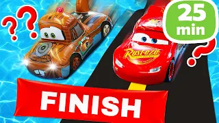 Les aventures de Flash McQueen et d'autres voitures. Jeux pour enfants sur “Ma petite TV”.