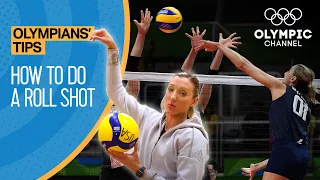 How to improve your Roll Shot in Volleyball ft. Jordan Larson | Olympians' Tips