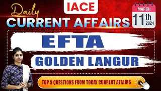 Mar 11th 2024 Current Affairs | Today Current Affairs | DAILY CURRENT AFFAIRS in Telugu | IACE