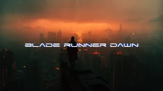 Blade Runner Dawn: Calming Synthwave Ambience - 1 HOUR of Cyberpunk Bliss for Relaxation and Focus