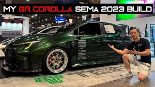My SEMA 2023 GR Corolla Big Transformation Build