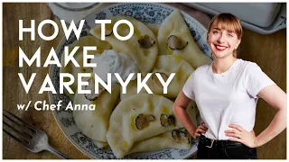 How to make Varenyky / Ukrainian Dark Cherry Dumplings