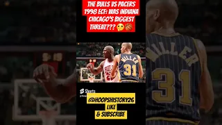 The Bulls vs Pacers 1998 ECF: Was Indiana Chicago's BIGGEST THREAT??? 🤔🏀 #michaeljordan #nbayoutube